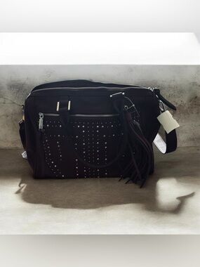 Torrid Studded Burgundy Tote with Tassel Accent